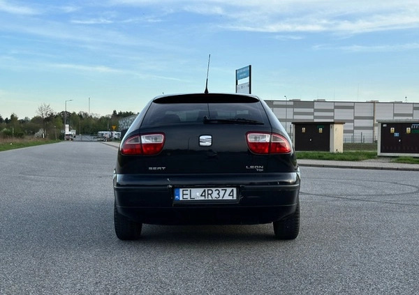 Seat Leon cena 6000 przebieg: 240000, rok produkcji 2003 z Zgierz małe 154